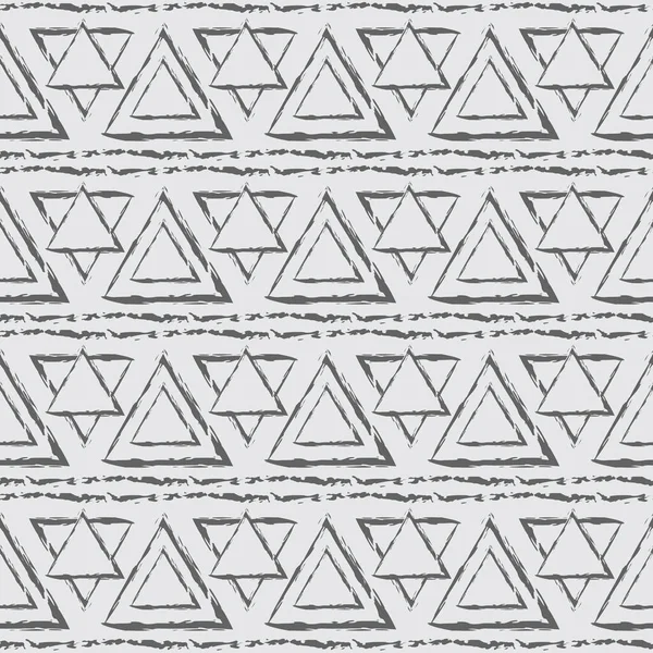 Abstrakte Dreiecke Nahtlose Muster Hintergrund — Stockvektor