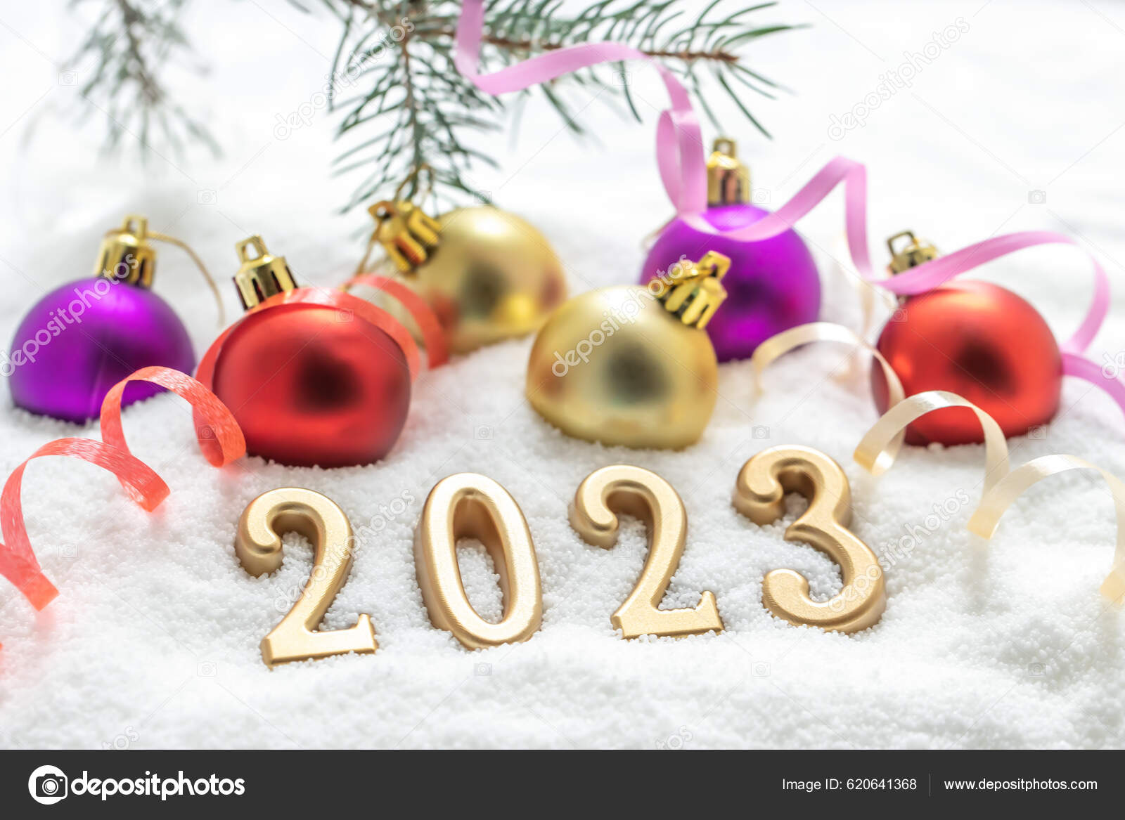 Bonne Année 2023 Fond Nouvelle Carte Vacances L'année Avec Des image