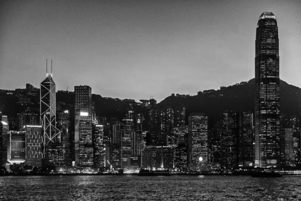 Hong Kong Čína 2018 Lodě Moři Hongkongu — Stock fotografie