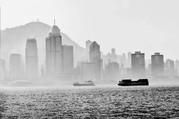 Hong Kong China 2018 Schepen Zee Hong Kong — Stockfoto