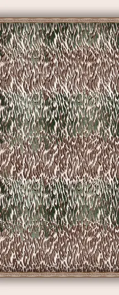 기하학적인 줄무늬 얼룩말 스카프 디자인 — 스톡 사진