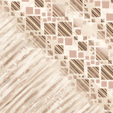 Geometrik çizgili, efektli, yumuşak renkli eşarp desenli tasarım