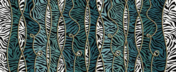 zebra motif pattern, striped, rope detailed scarf pattern design