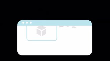 Araba animasyonuna Şeffaf Alfa Kanalı ekle. Çevrimiçi alışverişe hazır, herhangi bir arka plan olmadan hareketli grafik klip. En iyi ekommerce animasyon 4k ultra HD görüntü.