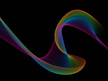 Masaüstünüz için soyut arkaplan. Dijital fraktal duvar kağıdı. Bilgisayar grafikleri. 3d illüstrasyon.