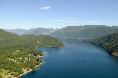 Gordon Körfezi İl Parkı, Cowichan Gölü, Vancouver Adası, British Columbia, Kanada.