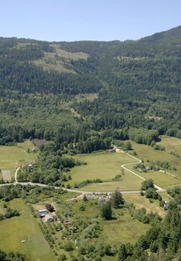 Fulford Vadisi ve Fulford Ganj Yolu, Saltspring Adası, British Columbia, Kanada