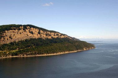 Mt. Warburton Pike, Gulf Adaları Kanada Ulusal Park Rezervi, Saturna Adası, Britanya Kolumbiyası, Kanada.