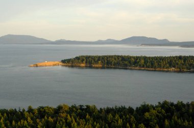 East Point Lightstation, Gulf Islands National Park Reserve of Canada, Saturna Island, British Columbia, Canada. clipart
