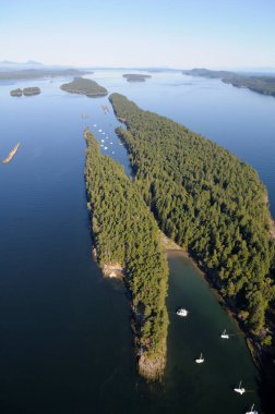 Wallace Adası Deniz İl Parkı, Körfez Adaları, Britanya Kolumbiyası, Kanada.