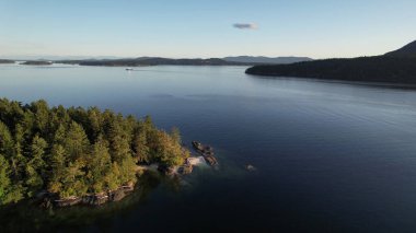 Russell Adası, Körfez Adaları Ulusal Parkı, Britanya Kolumbiyası, Kanada.