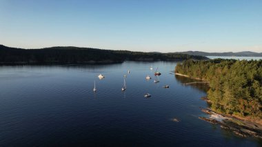 Russell Adası, Körfez Adaları Ulusal Parkı, Britanya Kolumbiyası, Kanada.