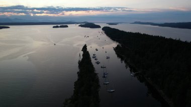 Prenses Koyu, Wallace Adası Deniz İl Parkı, Körfez Adaları, Britanya Kolumbiyası, Kanada.