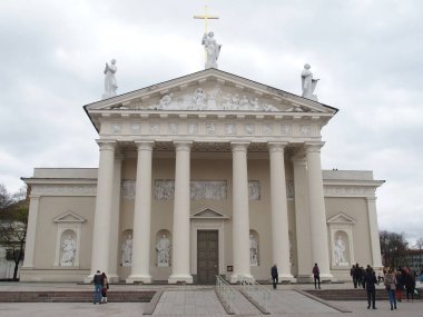 Litvanya, Vilnius 'taki Aziz Stanislaus Katedrali' nin cephesi