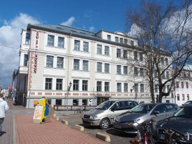 Estonya, Tartu 'daki otel binası.