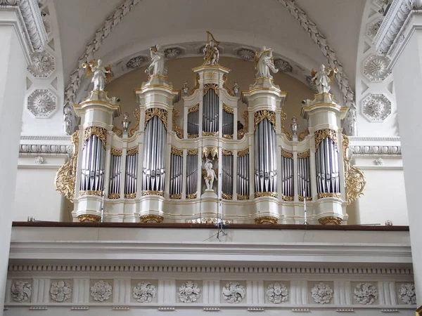 Orgel Sankt Stanislaus Katedralen Vilnius Litauen — Stockfoto