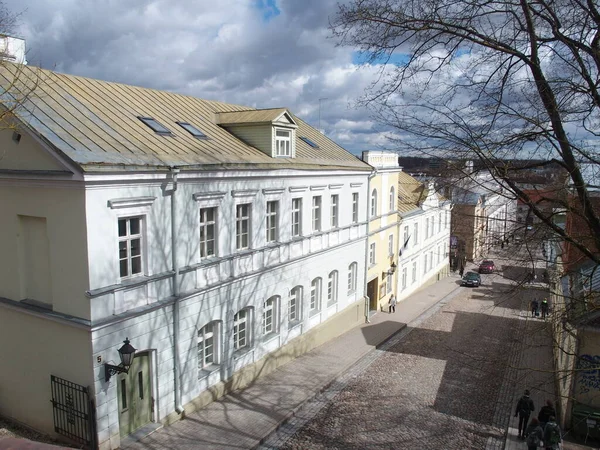 Historické Budovy Tartu Estonsko — Stock fotografie