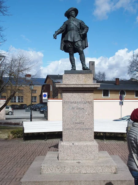 Monumento Gustavo Adolfo Tartu Estónia — Fotografia de Stock