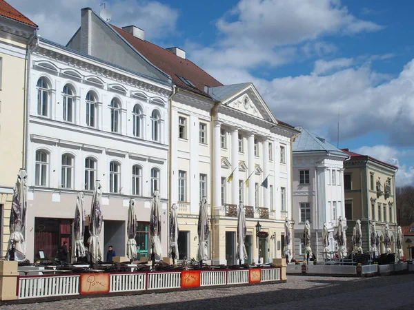 Μνημείο Του Gustavus Adolphus Στο Tartu Εσθονία — Φωτογραφία Αρχείου