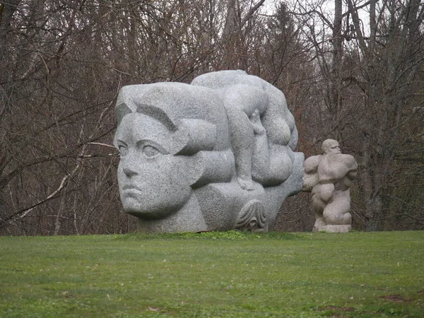 Skulpturengarten Des Turaida Museums Der Nähe Von Sigulda Lettland — Stockfoto