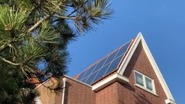 Ev Çatı Üzerine Güneş Paneli, Hollanda, Rijswijk 'te Alternatif Jeneratör Enerjisi