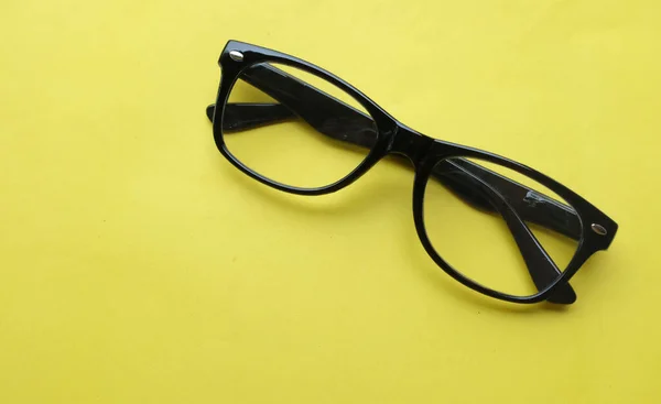 Nahaufnahme Und Flach Lag Eine Moderne Brille Brille Brille Brille — Stockfoto