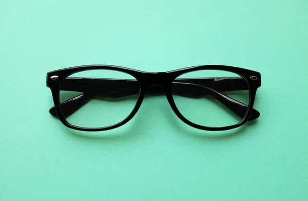 Vicino Piatto Porre Moderno Occhiali Occhiali Occhiali Occhiali Occhiali Cornici — Foto Stock