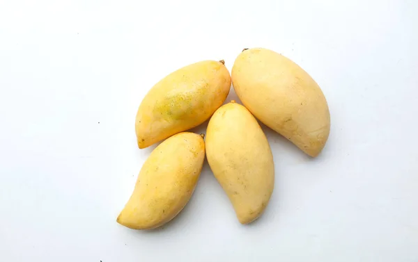Rijpe Gele Mango Gouden Mango Gele Mango Gouden Nam Dok — Stockfoto