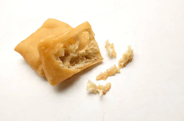 Frittierte Teigstange Gebratenes Teigfrühstück Padongo Oder Chinesische Teigstangen Auf Weißem — Stockfoto