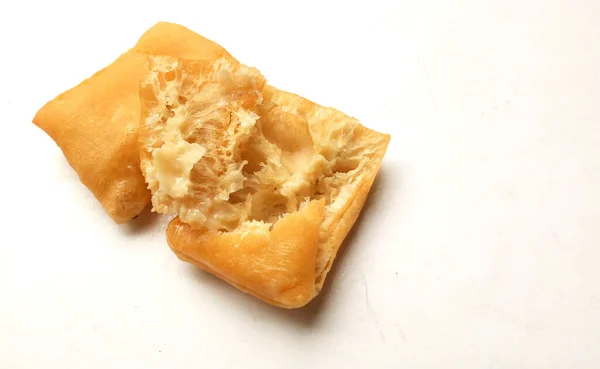 Frittierte Teigstange Gebratenes Teigfrühstück Padongo Oder Chinesische Teigstangen Auf Weißem — Stockfoto