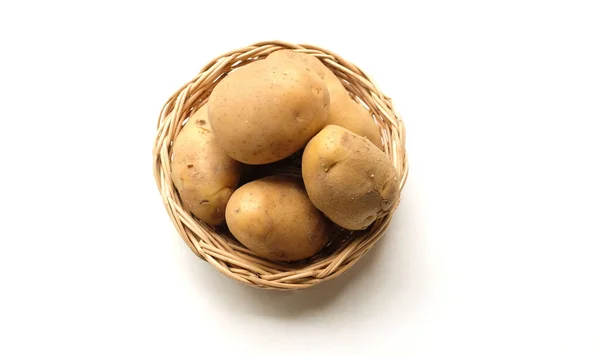 Heaps Fresh Raw Baby Potato Solanum Tuberosum Head Young Potato — Stock Photo, Image