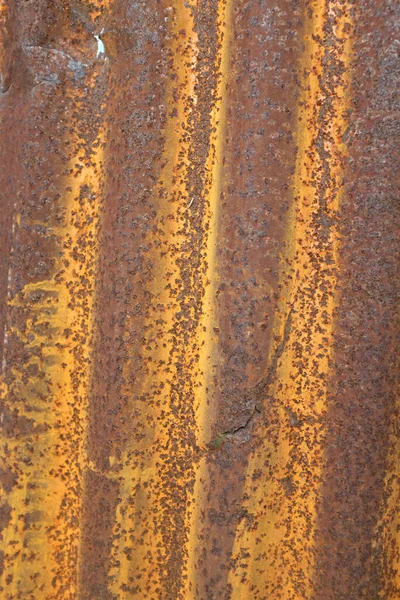 Vedere Superioară Fundal Textura Acoperișului Din Tablă Metalică Veche Acoperiș — Fotografie, imagine de stoc