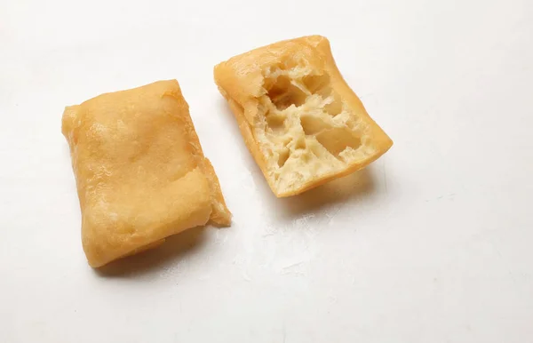 Gefrituurde Deegstickd Gebakken Deeg Padongo Ontbijt Chinese Donutsticks Een Witte — Stockfoto