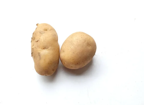 Tas Pommes Terre Fraîches Crues Pour Bébés Solanum Tuberosum Isolat — Photo