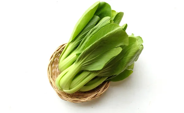 Frische Und Leckere Grüne Blätter Bok Choy Chinakohl Kantonesischer Salat — Stockfoto