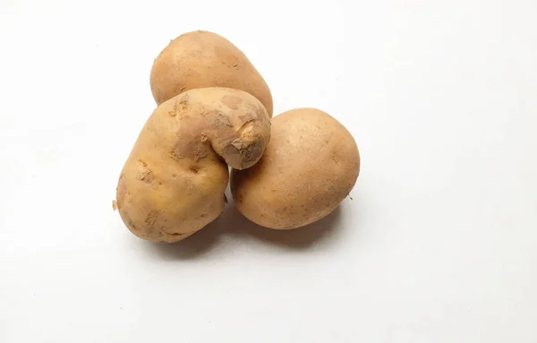 Hromady Čerstvé Syrové Baby Brambor Solanum Tuberosum Hlava Nebo Mladé — Stock fotografie