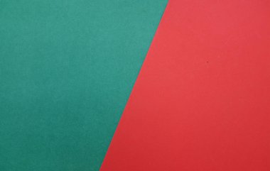 Kopyalama alanı olan iki ton yeşil kağıt rengi