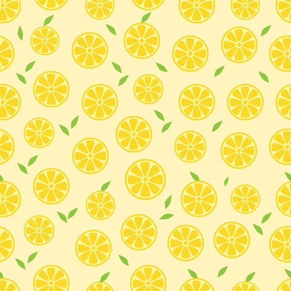 stock vector Yellow Lemons seamless repeat pattern background. Surface Pattern Design. Vector Illustration. Great for food industry, product packaging, restaurant, menu card, kitchen projects