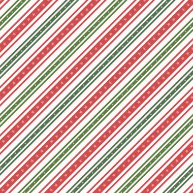 Vektör Kırmızı ve Yeşil Çizgili kusursuz tekrarlanmayan arka plan dokusu. Yüzey Deseni Tasarımı. Noel hediyesi ambalaj kağıdı, albüm, ürün paketleme projeleri için harika.