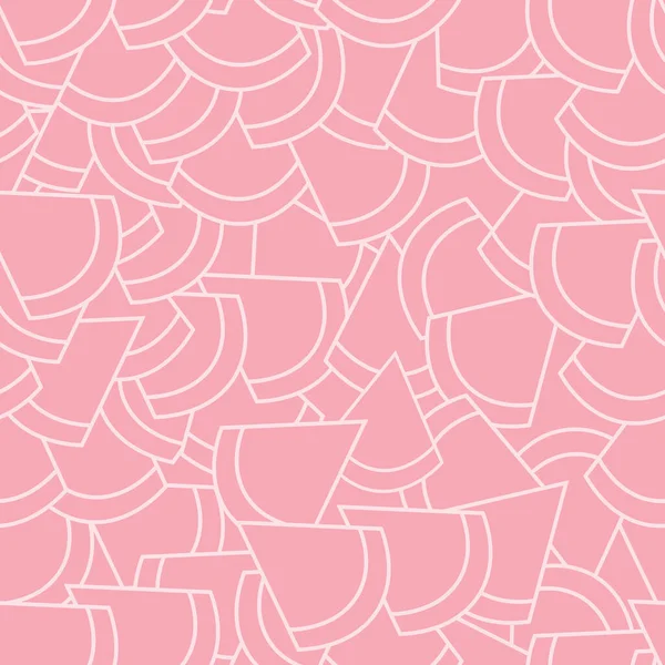 Векторный Розовый Арбуз Текстурированный Повторяющийся Фон Шаблона Дизайн Поверхностного Узора — стоковый вектор