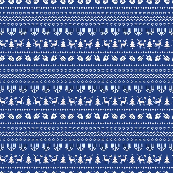 Синий Вектор Зимний Свитер Текстурированный Повторяющийся Фон Шаблона Дизайн Поверхностного — стоковый вектор