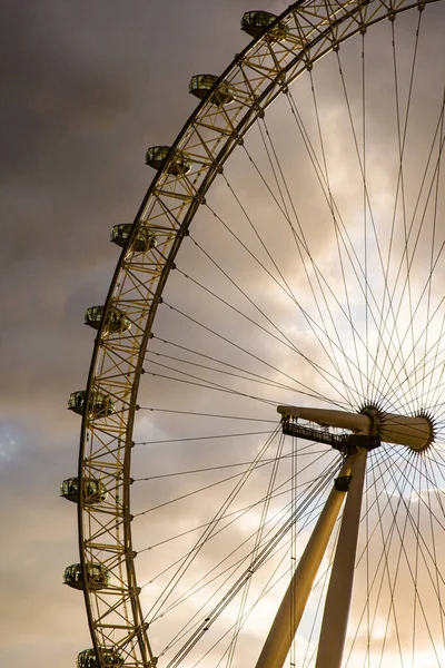 Ferris Wheel Thames River London — Stock Photo, Image