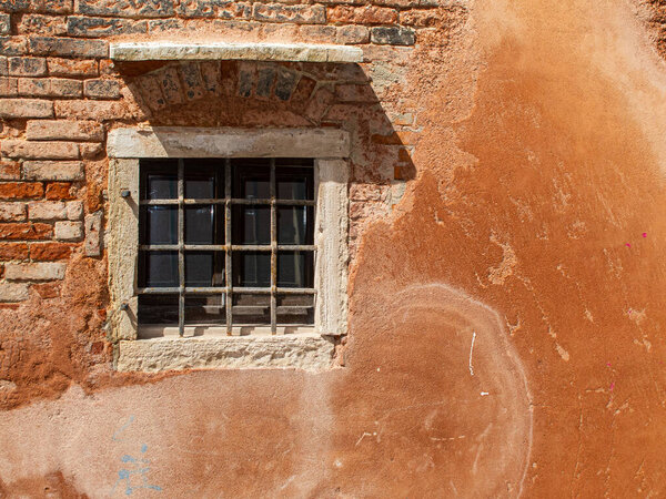 Windows and Doorways of the flooded city of Venice, Italy