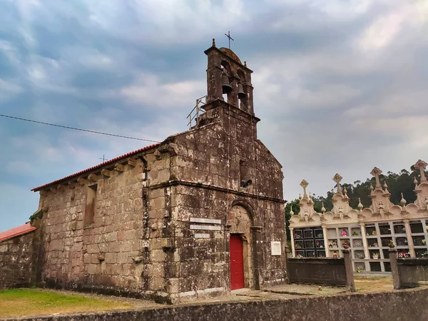 Santa Marina de Maronas church, Mazaricos municipality, Way to Saint James, Epilogue stage, Galicia, Spain