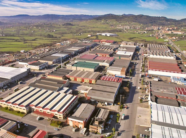 Asipo industrial park, Llanera, Asturias, Spain