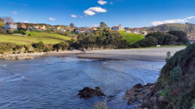 Santa Maria del Mar beach, Catrillon municipality, Asturias, Spain