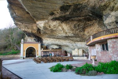 Virgen de la Cueva sanctuary, Sanctuary of the Virgin of the Cave, Infiesto, Pilona, Asturias, Spain