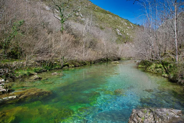 Río Dobra Cangas Onis Asturias España —  Fotos de Stock