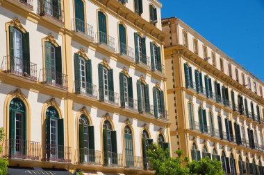 La Merced Meydanı, Malaga Şehri, Endülüs, İspanya, Avrupa