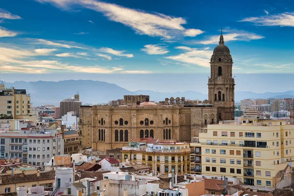 stock image Malaga cathedral, Malaga city, Andalusia, Spain, Europe